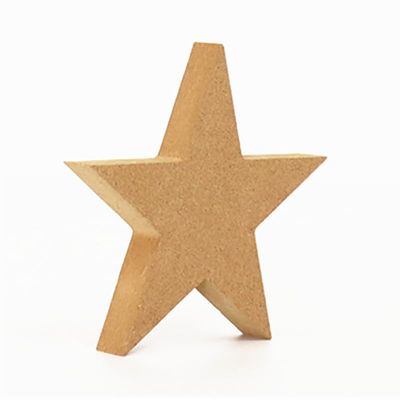 10CM High-Density Solid Pine Fiberboard Alphabet Ornaments, Number and Symbol Wooden Crafts, Natural Wood Color DIY Creative Letters for Home Decor (Symbol Star)