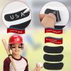 100 Pairs Sport Eyeblack Stickers (1.8" x 0.7")  Self-Adhesive Black Under Eye Strips for Baseball, Football, Softball | Sweat-Resistant Eye Black for Adult Athletes + Bonus 1 White Pencil view 2