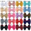 10Pcs/Lot 4.5" Large Waffle Fabric Hair Bows for Girls Popular Sweet Fashion Accessories Bowknot Boutique Head Wear(Khaki,Without Clip) view 2