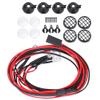 Acouto Universal LED Light with Lampshade for TRXAAXSTRX4/SCX10/D90 /10 RC Crawler Car, High Brightness & Design (Round) view 1