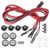 Acouto Universal LED Light with Lampshade for TRXAAXSTRX4/SCX10/D90 /10 RC Crawler Car, High Brightness & Design (Round) view 3