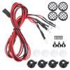 Acouto Universal LED Light with Lampshade for TRXAAXSTRX4/SCX10/D90 /10 RC Crawler Car, High Brightness & Design (Round) view 4