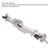 1/10 RC Shaped Front Axle, Aluminum Alloy Material, CNC Technology, Easy Installation, Stable Performance, Exquisite Appearance, for Axial Wraith 90018 90020 90045 R (Silver) view 2