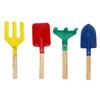 PERSELOSO 4pcs Kids Gardening Tools Set Colorful Shovel Rake and Trowel for Boys and Girls for Planting Activities Random Color view 1