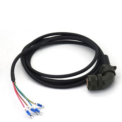 B2 Servo Motor Encoder Cable ASDBCAEN1003/B2EN1005 Power Cable ASDBCAPW1203for B2 Serial 1kw 1.5kw 2kw(Power Cable,3m)