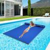 Large Floating Water Pad, 3-Layer XPE Foam Floating Raft Mat with Fixing Strap, Roll-Up Swimming Foam Mattress for Pool, River,Blue,4m x 1.5m x 3.3cm view 3
