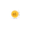 ifundom 100pcs Numbered Raffle Balls: Plastic Bingo Balls 4cm - Numbered 1-100 and Colored - Small Game Spheres for Raffle Party Games Educational Activities view 2