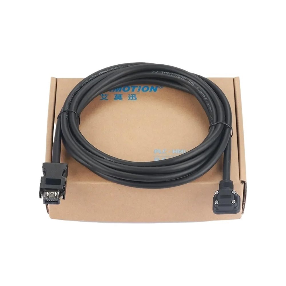 WITPKKL MR-J3ENCBL3M-A1-L J3ENCBL5M 10M Suitable for A1 Series Low Power Below 750W Servo Debug Coding Soft Encoder Cable(3 Meter)