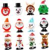 BESPORTBLE 12pcs Christmas Wind Up for Funny Cartoon Characters for Party Favors and Holiday Celebrations Reusable Christmas for Boys view 1