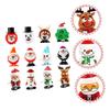 BESPORTBLE 12pcs Christmas Wind Up for Funny Cartoon Characters for Party Favors and Holiday Celebrations Reusable Christmas for Boys view 4