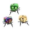 Abaodam 3pcs Lifelike Beetle Figures with Shaking Head Tail for April Fool Day Halloween Decor Educational Play and Observation Skills Development view 1