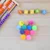 Kisangel 100Pcs Numbered Colored Raffle Balls 1.57 Inch Plastic Spheres for Lottery Bingo Party Games Family Entertainment view 4