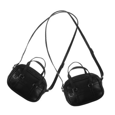 SEWOART 2pcs Mini Dollhouse Purse Doll Handbag Miniature Crossbody Bag for Easy to Clean Lightweight Accessories for Dress Up Imaginative Play