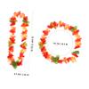 Ciieeo 24pcs Hawaiian Lei Necklace Garland for Women Floral Luau Decorations Tropical Party Accessory view 2