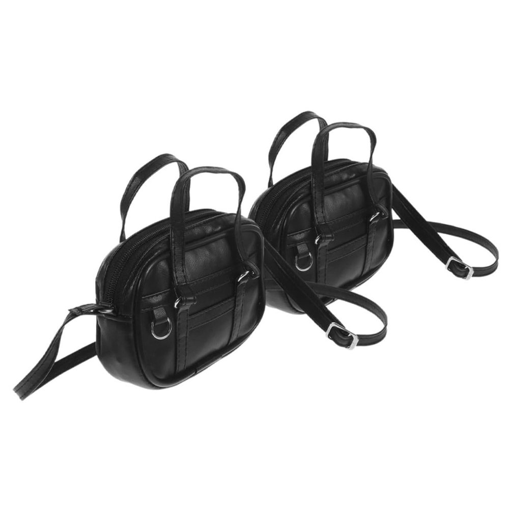 ARTIBETTER 18-Inch Mini Doll Handbag Set for Girls  2pcs Doll Purse Accessories Cute Crossbody Purse for Dollhouse Decoration for Dress Up and Play