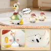 KETIEE Tummy Time Baby Toys 6-12 Months: Musical Dancing Duck Family for Babies, Little Ducks Crawling Toy Set, Interactive Duck Infant Toys for 1 2 Year Old Boy Girl Gifts Stocking Stuffers Birthday view 3