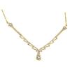 Boho Bridal Wedding Head Chain Rhinestone Hair Jewelry for Women Wedding Oval Crystal Hair Chain Accessories Gifts(4,Gold) view 4