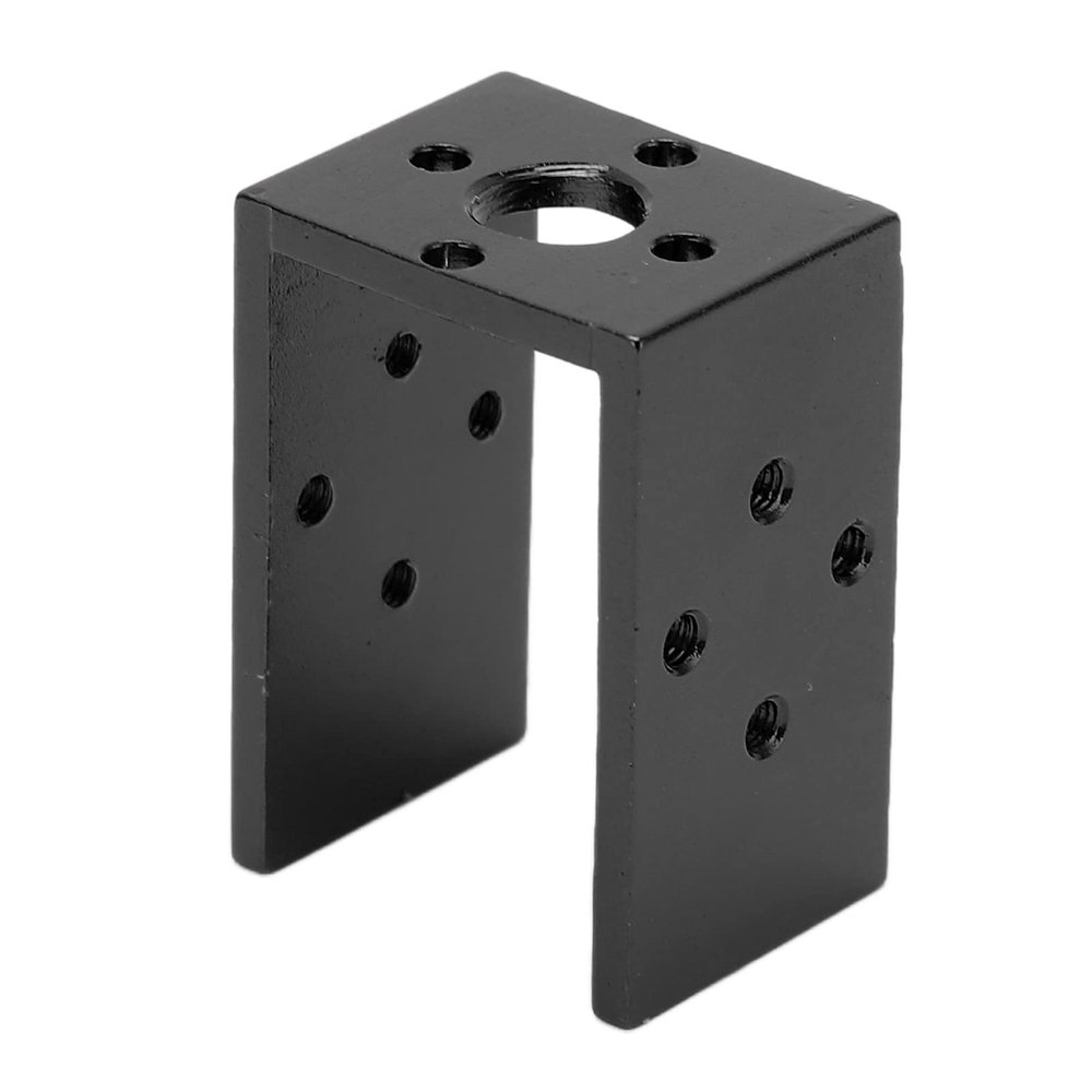 Drfeify RC Motor Mount Support Frame for Cars, Aluminum Alloy, 2.3 x 1.9 inches, Black