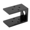 Drfeify RC Motor Mount Support Frame for Cars, Aluminum Alloy, 2.3 x 1.9 inches, Black view 2