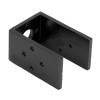 Drfeify RC Motor Mount Support Frame for Cars, Aluminum Alloy, 2.3 x 1.9 inches, Black view 3