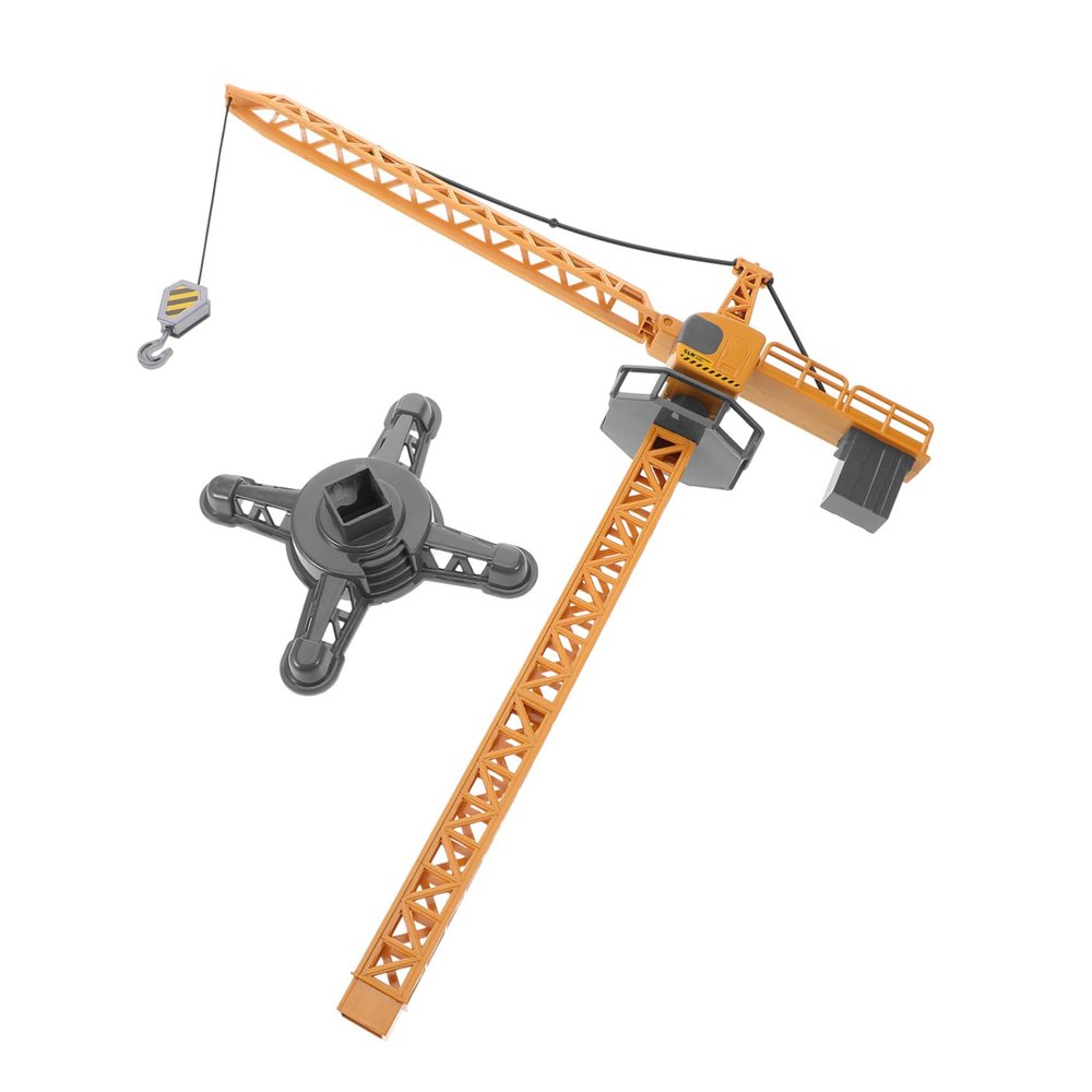 Homoyoyo Manual Lifting Crane Realistic Diecast Construction Vehicle for Educational Play Supplies Sparks Interest Engineering for Boys