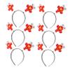 8Pcs Lobster Headbands for Halloween Party Cute Crayfish Hair Accessories for Adults for view 1