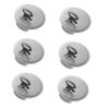 Yardwe 6pcs Coin Saving Jar Cap Piggy Bank Cover Lock Key Money Box Plugs for Home School Office Money Saving Jar Stoppers view 1