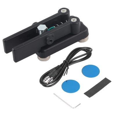 Fafeicy Morse Code Transmitter Key, Dual Paddle Automatic Keys Radio Portable Communication, ABS Material Protection with Magnetic Adsorption