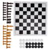 Portable Chess Set with Board, 25 x 25 inches, 56 Pieces, Travel-Friendly Folding Design view 4