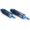 RC Car Shock Struts Damper, 1/10 Scale, Aluminum Alloy, 4 Pieces, Dark Blue, Front 4 inch and Rear 4.5 inch view 2