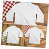 Abaodam Unisex Doctor Coat Long Sleeve White Lab Outfit for Boys for Pretend Play Halloween Cosplay Educational Activities Fosters Scientific Curiosity view 3