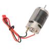 RC Car 390 Brushed Motor, 7.4V 28T, Stainless Steel and Copper Construction, Universal for 1/16 1/18 Scale, Low Vibration, Heat Dissipating Design, with JST Connector view 2