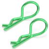Drfeify RC Car Body Shell Clips, Metal R-Shaped, 10 Pack, 1 Inch Length, Green, for 1/5 1/6 1/8 1/10 Scale view 2