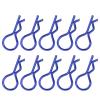 Drfeify RC Car Body Shell Clips, Metal R-Shaped, 1 Inch Length, 10 Pack, Blue, for 1/5 1/6 1/8 1/10 Scale RC Cars view 1