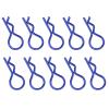 Drfeify RC Car Body Shell Clips, Metal R-Shaped, 1 Inch Length, 10 Pack, Blue, for 1/5 1/6 1/8 1/10 Scale RC Cars view 4