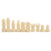 32-Piece PVC Chess Set, Portable Indoor Outdoor Game Pieces, Black and White, Standard International Size with Kings 1.5 Inches view 4