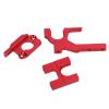 Drfeify RC Motor Mount, Aluminum Alloy Support Frame for WLtoys 104001, 2.3 x 1.9 inches, Red view 3