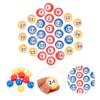 Kisangel 30pcs Lottery Balls Bingo Chips for Bingo Games Party Activity Props Reusable Game Balls view 3