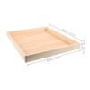 Kisangel Wooden Sand Tray for Boy Girl Sandbox for Indoor Enhances Fine Motor Skills Imagination Home Classroom Use view 2