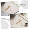BESTonZON 2 Sets Montessori Musical Chime Bell Beechwood Percussion Instrument with Mallet for Classroom Chime Fun Learning Musical Exploration view 3