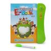 Oreilet Interactive Learning Book with Sound Effects - Shapes Colors Fruits Vegetables Animals Vehicles Multilingual Cambodian English Chinese for Preschool Early Education (Yellow) view 3