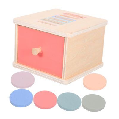 BESPORTBLE Montessori Color Sorting Box for Years Safe Sensory for Color and Shape Recognition Fine Motor Skills Development Activity for Early Learning