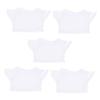 DOITOOL 5Pcs Bear Costume T Shirts for Plushies Soft Easy to Wear Round Neck Shirts for Stuffed Bears DIY Outfits for Festive Occasions and Playtime Fun view 1