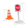 Alipis 1Set Miniature Traffic Signs and Lights for Traffic Cones Stop Signs and Crosswalk Signals for Sandbox Models and Train Tracks Bright Colors for Educational Play view 2
