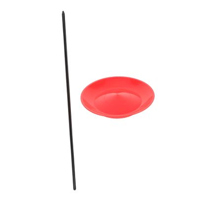 Abaodam Juggling Plate with Professional Sticks Acrobatic Circus Props for Beginners and Experts for Stage Shows Street Performances and Training Activities