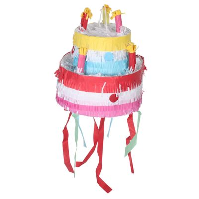 Milisten Colorful Cake for Birthday Parties Spacious Design for Candies Interactive Party Essential for Celebrations Mexican Fiesta Carnival Events