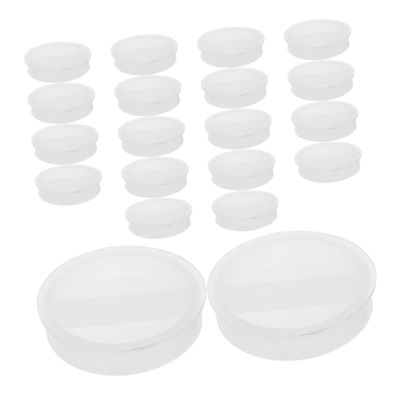 Cabilock 20pcs Piggy Bank Bottom Plug 27MM Round Hole Stopper Replacement for Money Saving Box Ceramic Doll Seal for Savings Bank Cover