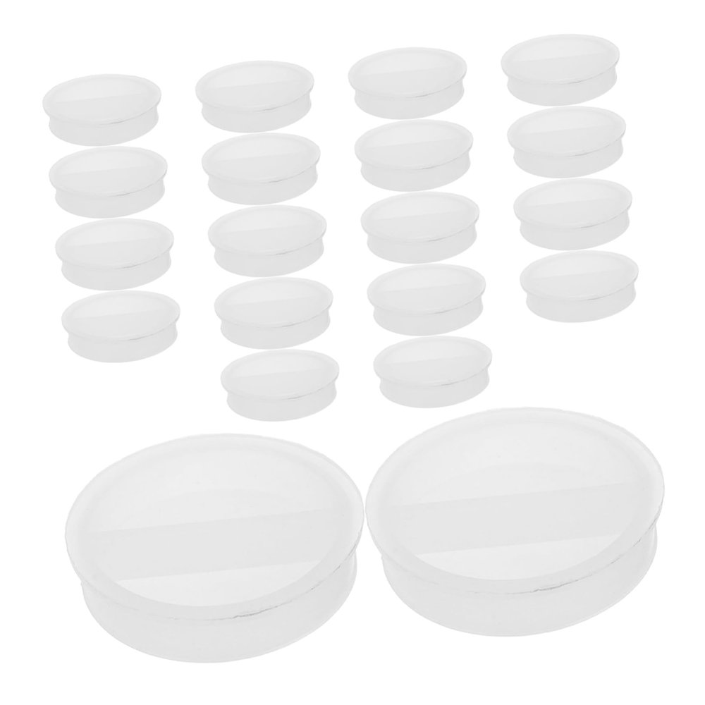 Cabilock 20pcs Piggy Bank Bottom Plug 27MM Round Hole Stopper Replacement for Money Saving Box Ceramic Doll Seal for Savings Bank Cover