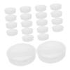 Cabilock 20pcs Piggy Bank Bottom Plug 27MM Round Hole Stopper Replacement for Money Saving Box Ceramic Doll Seal for Savings Bank Cover view 1