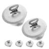 Abaodam 6pcs Coin Saving Jar Stopper Money Bank Fittings Coin Banks Topper Money Saving Jar Covers Lock Key for Home School Office view 1